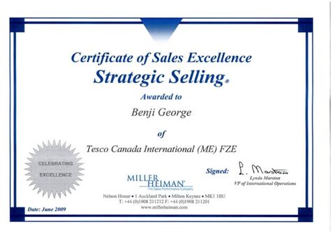 miller heiman sales training certification.